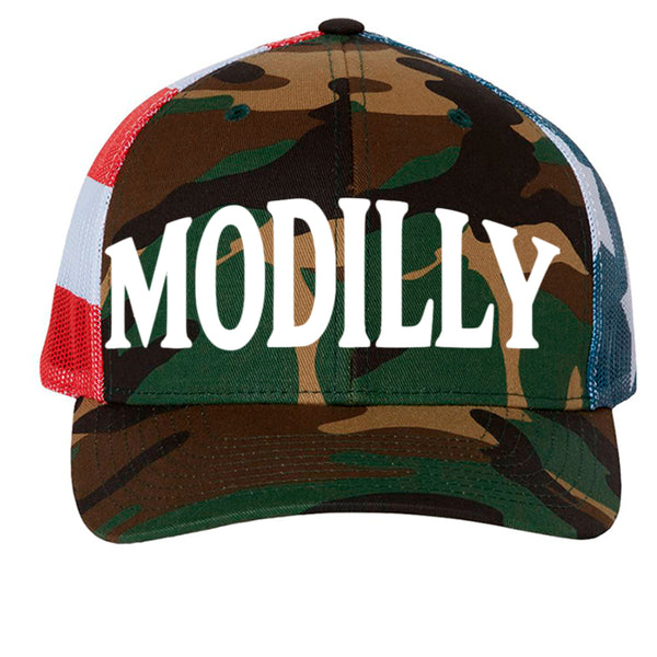 Green Camo/ Stars & Stripes - 112PM - FRONT