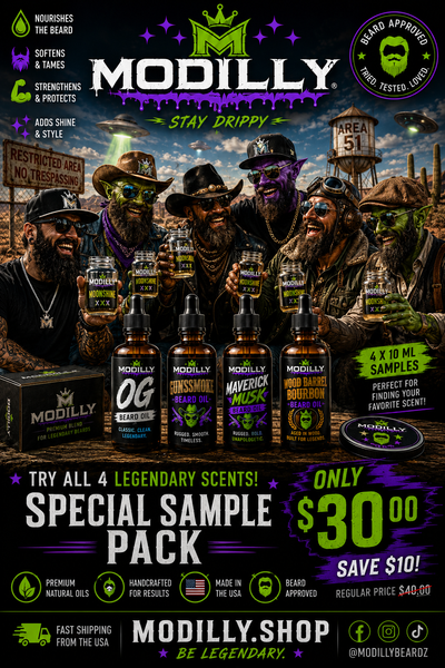 UTILITY COLOGNE or BEARD OIL Sample Pack